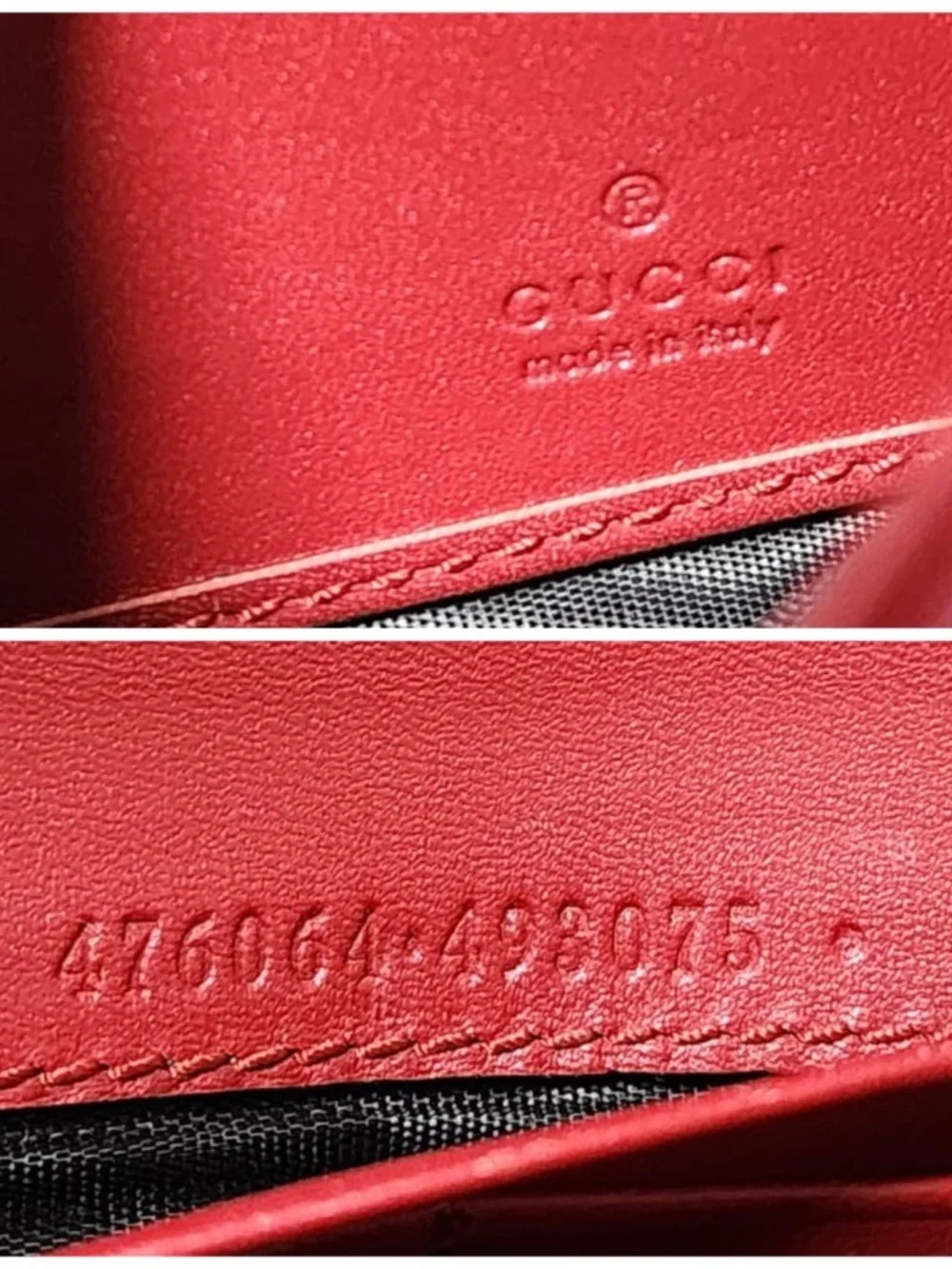 Authentic GUCCI Calfskin Queen Margaret Chain Wallet Multicolor - Picture 3 of 16
